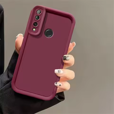 Luxury Silicone Phone Case For Huawei P Smart Z Case Huawei Y9 Prime 2019 case protection camera ant