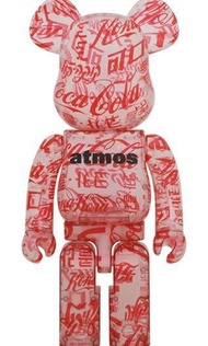 Medicom be@rbrick atmos x Coca-Cola 1000%bearbrick