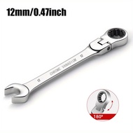 Flexible Head Spanner 8mm 9mm 10mm 12mm 14mm Ratchet Quick Socket Wrench Spanar 扳手