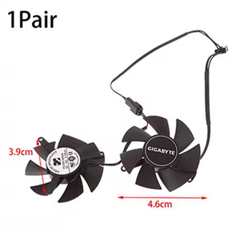 1 Pair FS1250-S2053A 0.19A GPU VGA Video Cooler Graphics Card Fan For GTX 1650 1630 GTX1650 D6 OC Lo