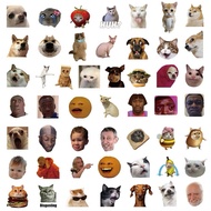 Funny dog and cat stickers funny memes / dog and cat meme stickers / funny meme stickers/free sticke