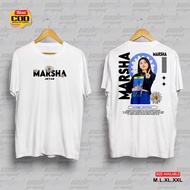 KAOS MARSHA JKT48 NEW ERA MARSHA LENATHEA - TSHIRT DISTRO MEMBER - MARHSA