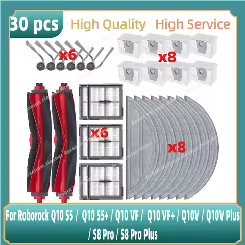 Fit For ( Roborock Q10 S5 / Q10 S5+ / Q10 VF / Q10 VF+ / Q10V / Q10V Plus / S8 Pro / S8 Pro Plus ) P