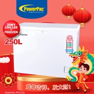 PowerPac Chest Freezer 250L CFC Free (PPFZ250)