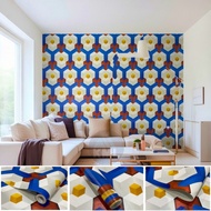 Wallpaper Dinding Kubus 3D