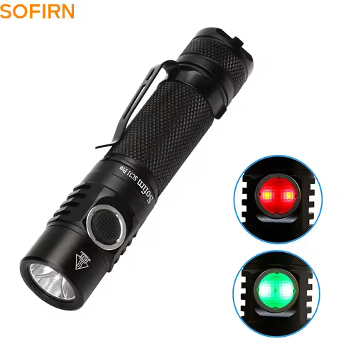 Sofirn SC31 Pro SST40 LED 2000LM Anduril Outdoor Tactical Flashlight Powerful Rechargeable USB C 186
