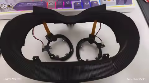 Valve INDEX VRChat Eye Tracking Module Project Babble Compatible Low Power IR Illumination with Elec