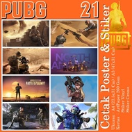 PUBG Poster Sticker | War War War War | War War War | Mobile Mobile Mobile | Game Game | Games Games