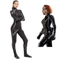 Avengers Black Widow Costume Cosplay Superhero Costume Women Natalia Jumpsuit