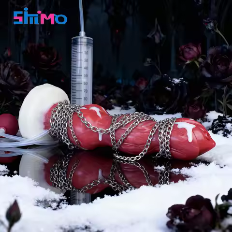 SMMQ Thick Anal Plug With Big Knot Squirting Dildo G-spot Stimulation Vaginal Ejaculation Adult Toys