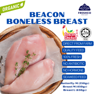 FRESHCO - [BEACON MART] HALAL CHICKEN BONELESS BREAST FRESH FROZEN | 250G - 650G | AYAM SEGAR DADA T