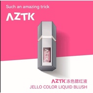 AZTK液体腮红高光修容氛围三合一膨胀收缩色哑光腮红裸妆自然纯欲AZTK liquid powder blusher, high gloss, beautifying atmosphere, thre