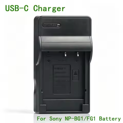 NP-BG1 NP-FG1 USB-C Battery Charger for Sony DSC-HX30 DSC-HX20 DSC-W300 DSC-W290 HX10 HX9 HX5 WX10 W
