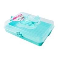 Lux Party Butler Carrier Container (Green) 57x28x9Cm