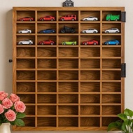 【 柚木 Tomica小車收納 50格 模型車展示櫃】