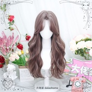 Boss's Wig lolita Wig Female Full Headgear Long Curly Hair Canglan lolita cos Soft Girl lolita Wig