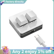 Custom Mini Keyboard 2 Key RGB Macro OSU Keypad Programmable Mechanical Keyboard for Gaming Working,