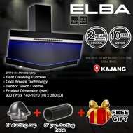 (Year End OFFER) ELBA ZITTO Kitchen Hood 1400m3/h / Auto Clean / Sensor Touch / Elba Hood EH-M9138ST