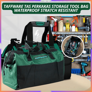 STOK READY Taffware Tas Perkakas Storage Tool Bag Waterproof Stratch Resistant / tas perkakas multif