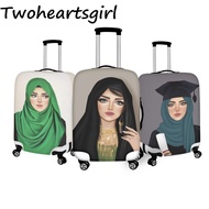 《Dream home》 Twoheartsgirl กระเป๋าเดินทาง,กระเป๋าเดินทางมีซิปอุปกรณ์คลุมกระเป๋าเดินทางซักได้เหมาะสำหรับผู้หญิงขนาด18ถึง32นิ้ว