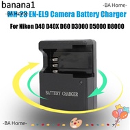BA Camera Battery Charger Rechargeable Durable Universal EN-EL9 Power Adapter for Nikon D40 D40X D60