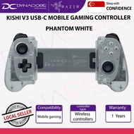 RAZER KISHI V3 USB-C MOBILE GAMING CONTROLLER PHANTOM WHITE - RZ06-03550200-R3M1