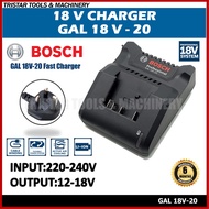 Bosch Professional 18V Charger GAL 18V-20 Li-ion Bosch Power Tools Cordless Tools Battery & Charger