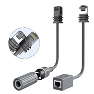 Ethernet Extension Cable 1200 Mbps Data Transfer IP68 Waterproof Rating