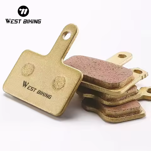 WEST BIKING Copper Semimetal Wear-resistant Bike Brake Pads SHIMANO MT200 M515 C501 1/2/4/6/8 Pairs 