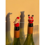 Shinymomo Korean Style ins Style Christmas Red Wine Stopper Wine Bottle Water Bottle Art Bottle Stop