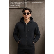 Casual Zip Hoodie UN**L0 O1 size M fit L (P69 x L54)