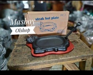 Hot Plate Steak Sapi Besar / Tatakan Steak Hot Plate Motif Sapi