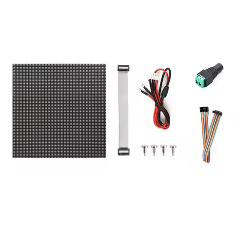 A73T P3 LED Flexible Matrix Display 192X 192Mm 64X 64 Pixels 1/32 Scan Full Color P3 LED Matrix Disp