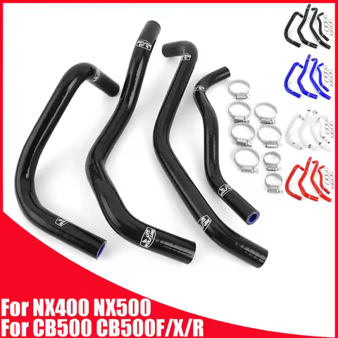 For Honda CB500 Hornet CB500F/X/R NX400 NX500 CB 500F 500X 500R NX 400 500 Silicone Radiator Hose ki