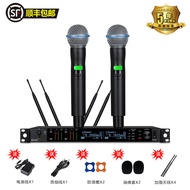 Shure AD4D ไมโครโฟนไร้สายแบบถือได้ 2 ช่อง สำหรับการแสดงสด KTV ใช้งานง่าย คุณภาพเสียงดี พร้อมสาย XLR