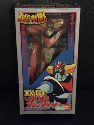 BANDAI 超級機械人大作戰 系列 XX-03 巨靈神膠品玩具，外盒size 高26 cm ，1990年出品南韓製，內件質素基本上理想唯獨腰間銀色位置有龜裂情況，而外盒整體都有80%以上新淨，但始終