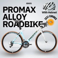 PROMAX PR20 GRAVEL BIKE / PR30 AERO ROADBIKE 700x25Alloy Frame outdoor Gravel Bike with Free Helmet