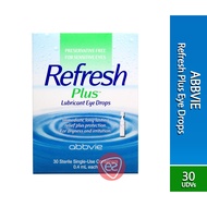 Abbvie Refresh Plus Lubricant Sterile Eye Drops 0.4ml Single-Use Containers ( 30s )