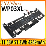 7XINbox WP03XL HSTNN-0B2J 11.58V 51.3Wh 4249mAh Laptop Battery For HP EliteBook 830 835 840 845 860 