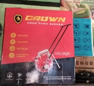 ready ya ALAT TANAM JAGUNG 10 LUBANG CROWN-PEMUPUK DORONG NEW