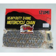 Chain 525-120 Links O-Ring Black (Steel Color) IZUMI 525SDC