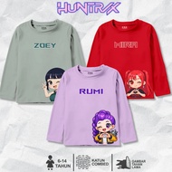 Rumi Kpop Demon Hunter Shirt 6 - 14 Years Cotton Combed Girls' Long Sleeve T-Shirt Rumi New