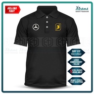 Microfiber Polo T Shirt Sulam Mercedes Golf Cap Driver Wedge Swing Putter Casual Performance Gear Sp