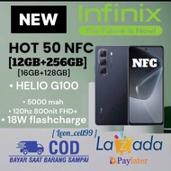 infinix Hot 50 NFC 12 GB+128GB   extend 6+6 gb GARANSI RESMI 1 TAHUN