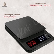 Digital Coffee Scale 5KG Coffee Timer V60 Coffee Scale LCD drip origin