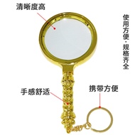 Flower Handle High-Definition Magnifying Glass 10 Times 8 Times 30 Times Handheld Elderly Reading Ma