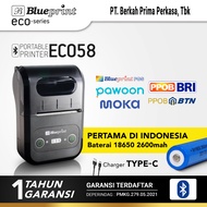 Portable Printer Thermal Mini Bluetooth BLUEPRINT ECO58 Baterai 18650