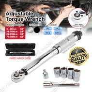 1pc 5pcs 11pcs Adjustable Torque Wrench 1/4 3/8 1/2 Inch Ratchet Spanner 5-25 Nm 19-110 Nm 28-210 Nm
