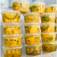 50pcs 3oz Plastic Hinged Sauce Cup Salad Condiments Disposable Container Cup With Lid