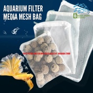 AQUARIUM Filter Media Bag Nylon Mesh Bag Net Bag Zipper 20x15cm, 23x18cm, 33x23cm, 43x28cm, 35x25cm,